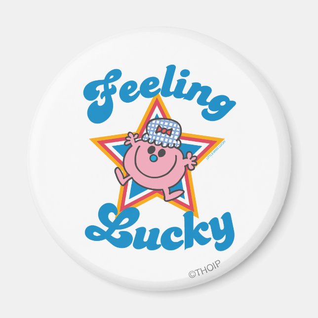 Little Miss Lucky Star Magnet (Front)