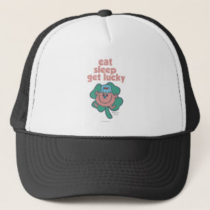 Little Miss Lucky's Motto   Green clover Trucker Hat