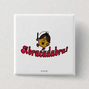Little Miss Magic Abracadabra 15 Cm Square Badge