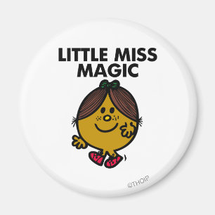Little Miss Magic   Black Lettering Magnet