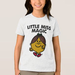 Little Miss Magic Black Lettering Tri-Blend Shirt