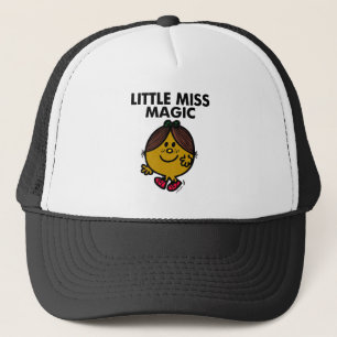 Little Miss Magic   Black Lettering Trucker Hat