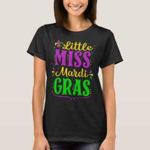 Little Miss Mardi Gras Jester Outfit Girls Kids To T-Shirt