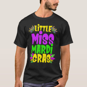 Little Miss Mardi Gras NOLA New Orleans Toddler Gi T-Shirt