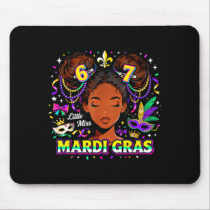 Little Miss Mardi Gras Six Seven 67 Meme _3 Mouse Pad