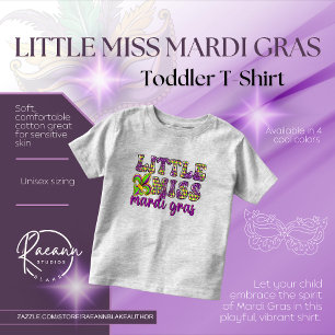 Little Miss Mardi Gras Toddler/Baby T-Shirt
