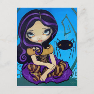 "Little Miss Muffet" Postcard