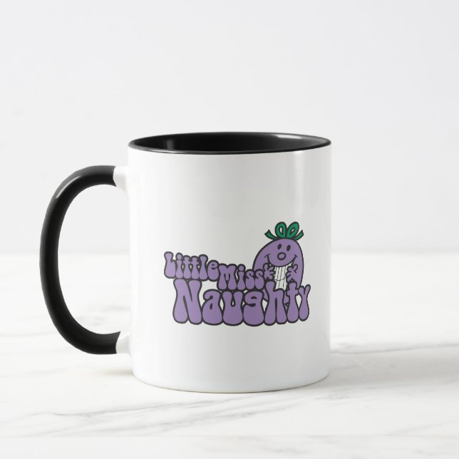 Little Miss Naughty Hiding Mug (Left)