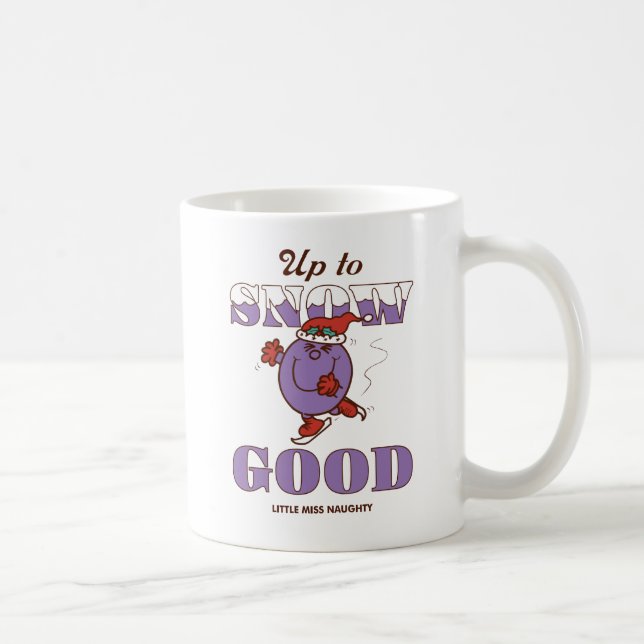 Little Miss Naughty Up to Snow Good Coffee Mug (Right)