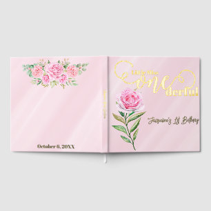 Little Miss ONEderful 1st First Birthday Guest Book