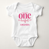 Little Miss Onederful First Birthday Shirt