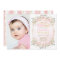 Little Miss ONEderful Pink Gold Floral Birthday