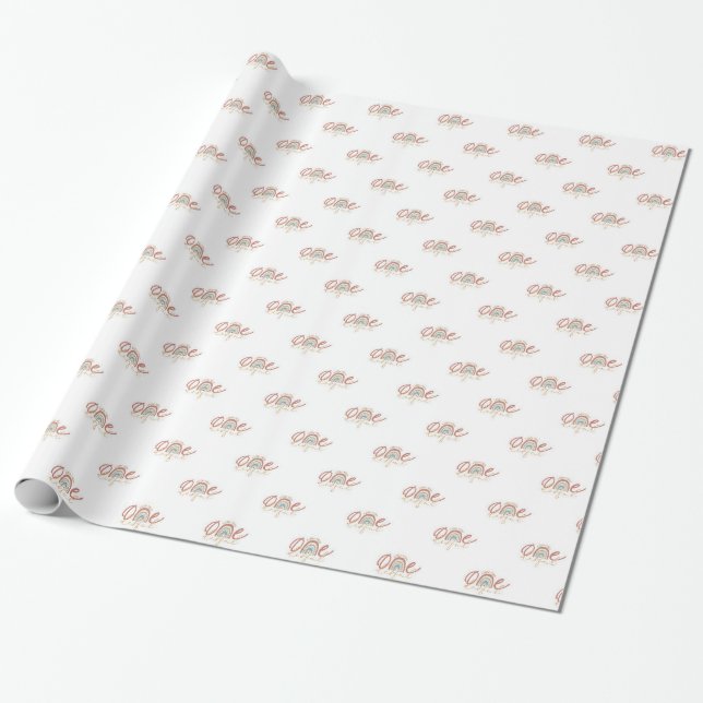 Little Miss ONEderful - Wrapping Paper (Unrolled)