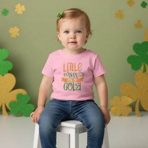 Little Miss Pot Of Gold St Patrick T-Shirt for Kid