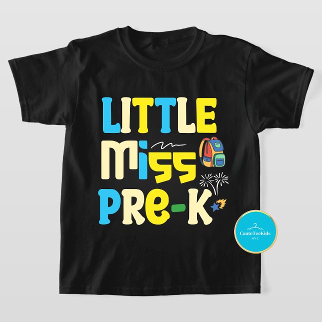 Little Miss Pre-K Back To School T-Shirt (Creator Uploaded)