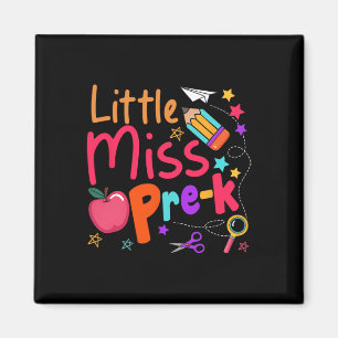 Little Miss Pre-k First Day Of School Back To Scho Magnet