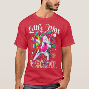 Little Miss Preschool Hello First Day Of Preschool T-Shirt