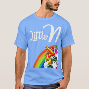 Little Miss Preschool Unicorn First Day Of School T-Shirt