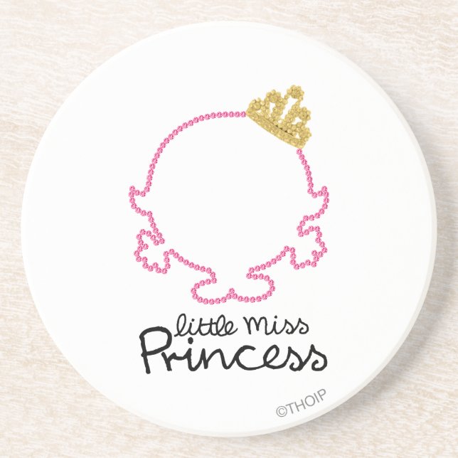 Little Miss Princess | Blank Face Coaster (Front)