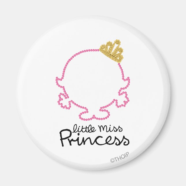 Little Miss Princess | Blank Face Magnet (Front)
