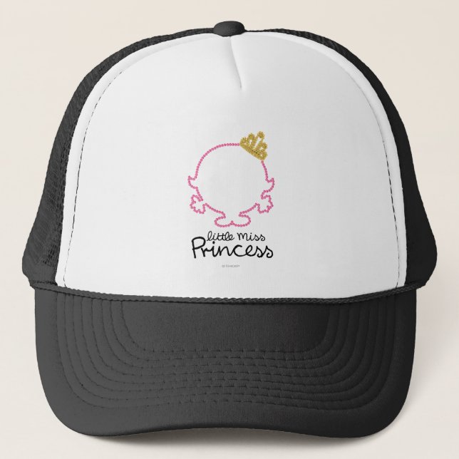 Little Miss Princess | Blank Face Trucker Hat (Front)