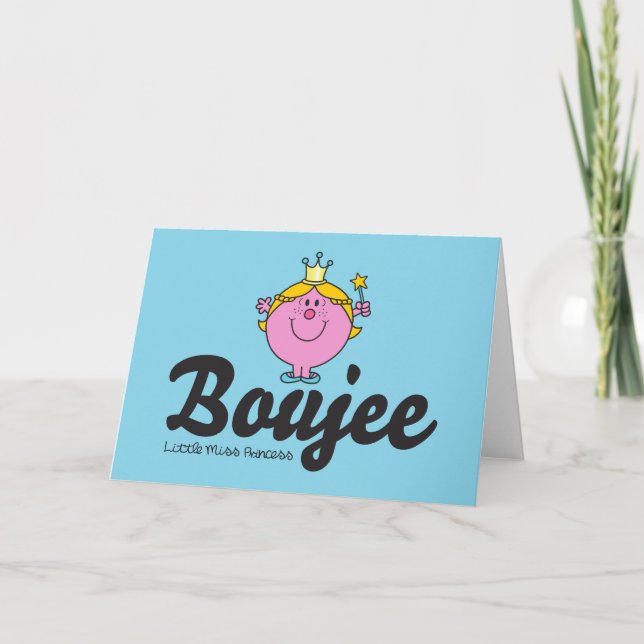 Little Miss Princess Boujee Card (Front)