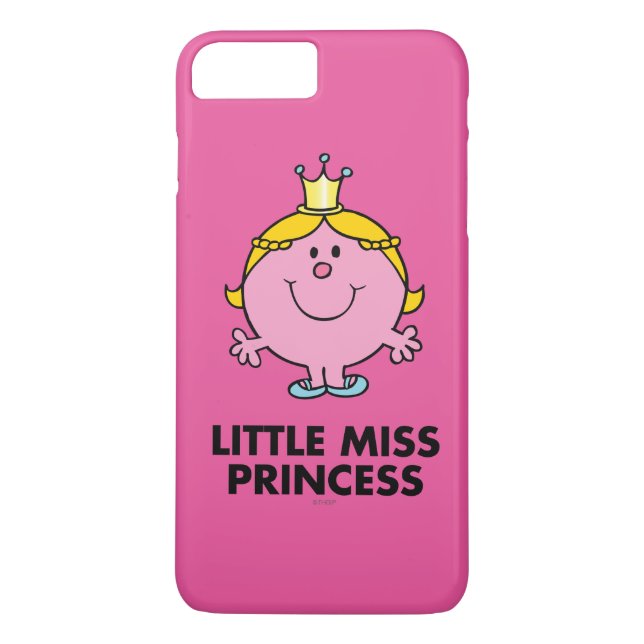 Little Miss Princess | Crown Background Case-Mate iPhone Case (Back)