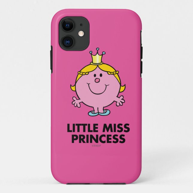 Little Miss Princess | Crown Background Case-Mate iPhone Case (Back)