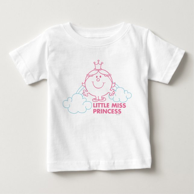 Little Miss Princess | Head In The Clouds Baby T-Shirt (Front)