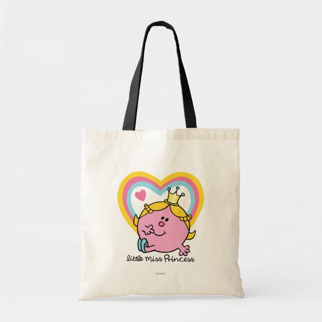 Little Miss Princess | Hearts Tote Bag (Front)
