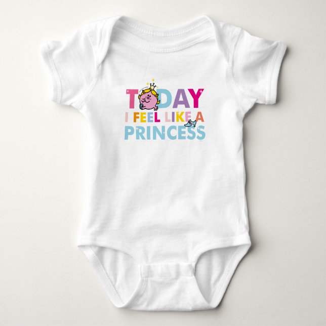 Little Miss Princess | I Feel Like A Princess Baby Bodysuit (Front)