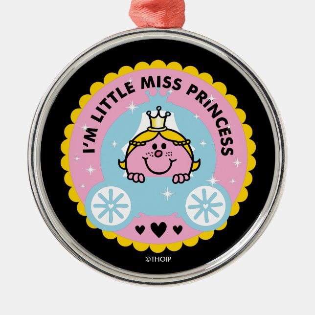 Little Miss Princess | I'm A Princess Metal Tree Decoration (Front)