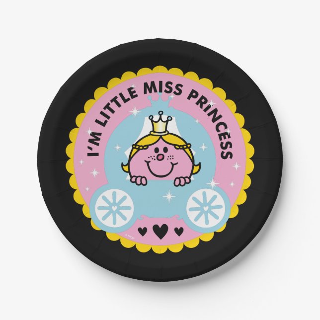 Little Miss Princess | I'm A Princess Paper Plate (Front)