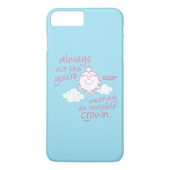 Little Miss Princess | Invisible Crown Case-Mate iPhone Case (Back)