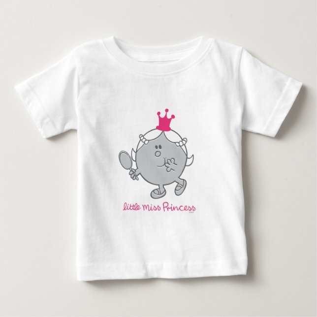 Little Miss Princess | Mirror Mirror Baby T-Shirt (Front)