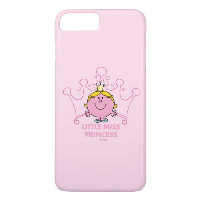 Little Miss Princess | Pink Five Pointed Crown Case-Mate iPhone Case (Back)