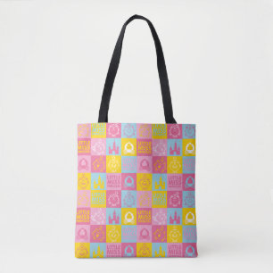 Little Miss Princess   Pretty Pastel Pattern Tote Bag