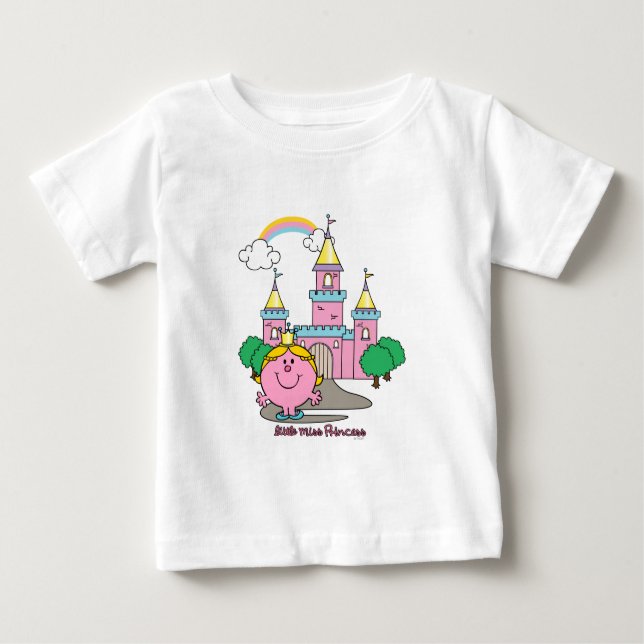Little Miss Princess | Royal Castle Baby T-Shirt (Front)