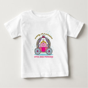 Little Miss Princess Sparkling Carriage Baby T-Shirt