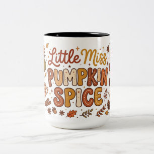 Little Miss Pumpkin Spice Two-Tone Coffee Mug
