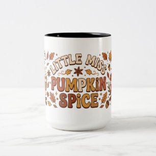 Little Miss Pumpkin Spice Two-Tone Coffee Mug