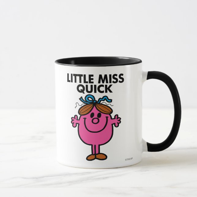 Little Miss Quick | Black Lettering Mug (Right)