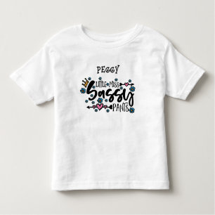 Little Miss Sassy Pants Toddler T-Shirt