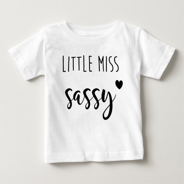 Little Miss Sassy T-Shirt (Front)