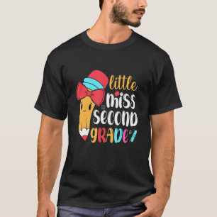 Little Miss Second Grade Back To School Girl Boy T-Shirt