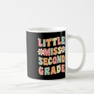 Little Miss Second Grade Cute Groovy First Day Of Coffee Mug