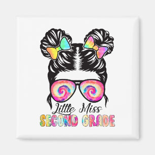 Little Miss Second Grade Girl Ck To School Shirt 2 Magnet