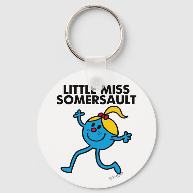 Little Miss Somersault Walking Tall Key Ring (Front)