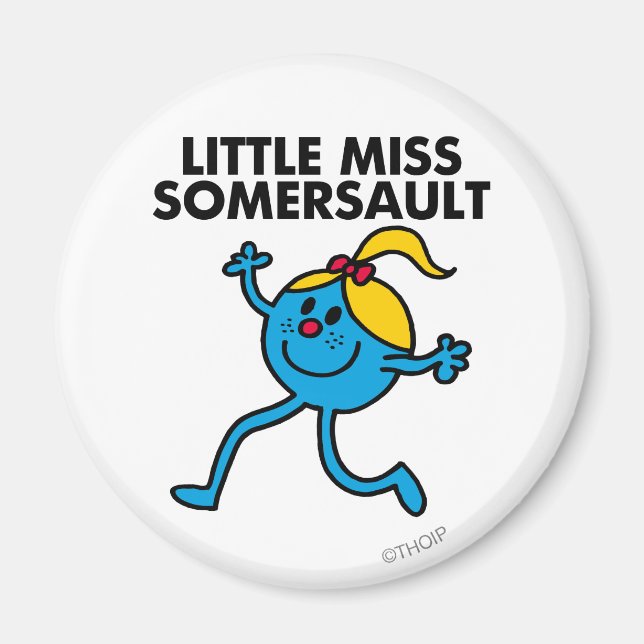 Little Miss Somersault Walking Tall Magnet (Front)