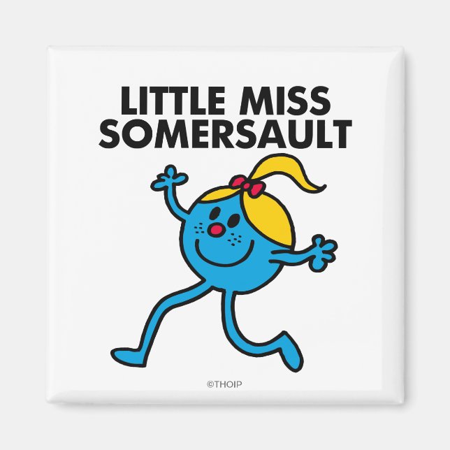 Little Miss Somersault Walking Tall Magnet (Front)